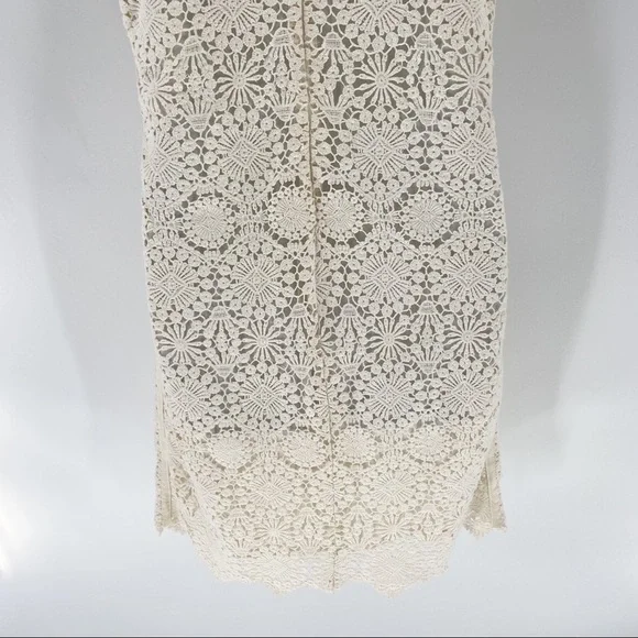 Tory Burch Trixy Ivory Crochet Dress Size XS - Picture 8 of 11